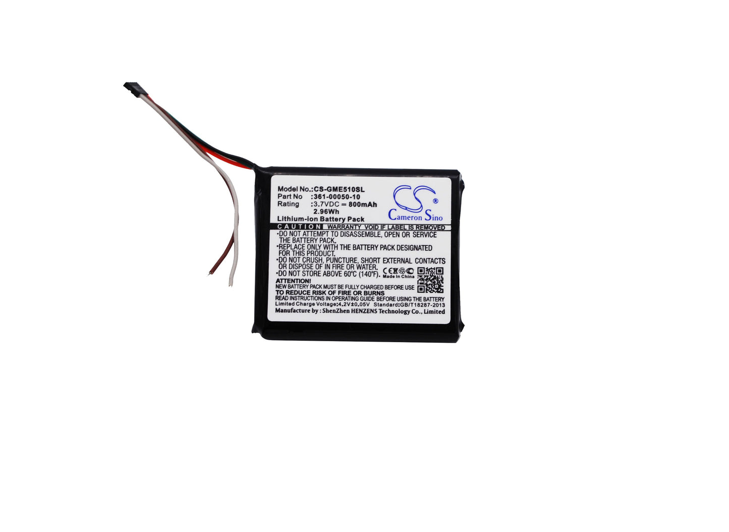 Replacement Battery for Garmin  Edge 510 – GPS, Navigator – 800mAh / 2.96Wh / 3.7V