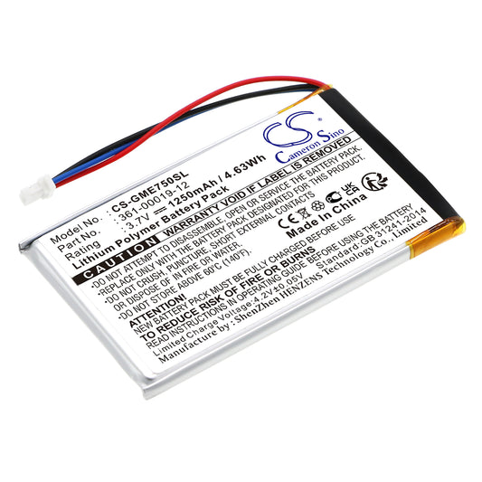 Replacement Battery for Garmin Edge 605 – GPS, Navigator – 1250mAh / 3.7V