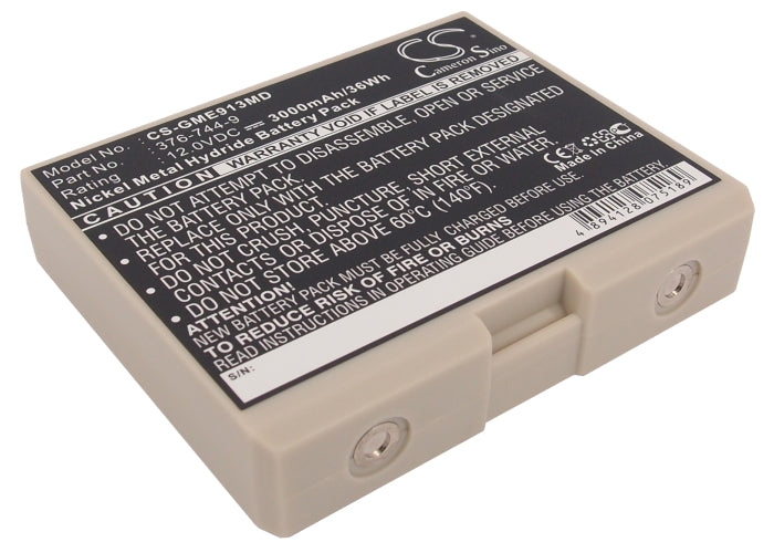 Replacement Battery for GE Hellige Defibrillator – Medical – 3000mAh / 12V