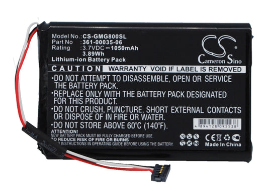 Replacement Battery for Garmin Approach G8 – GPS, Navigator – 1050mAh / 3.7V
