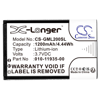 Replacement Battery for Garmin 010-01055-15 – GPS, Navigator – 1200mAh / 3.7V - image 3