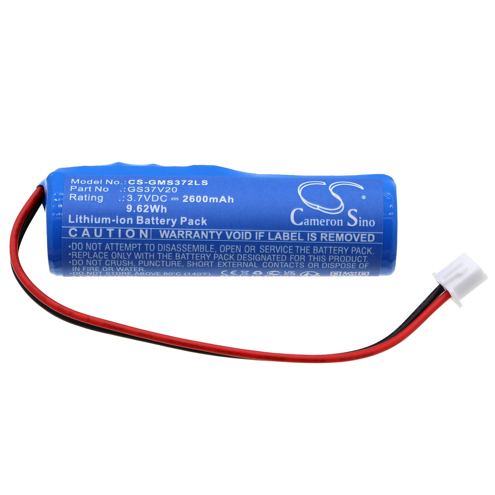 Replacement Battery for Gama Sonic GS37V20FLT – Solar Battery – 2600mAh / 3.7V - image 3