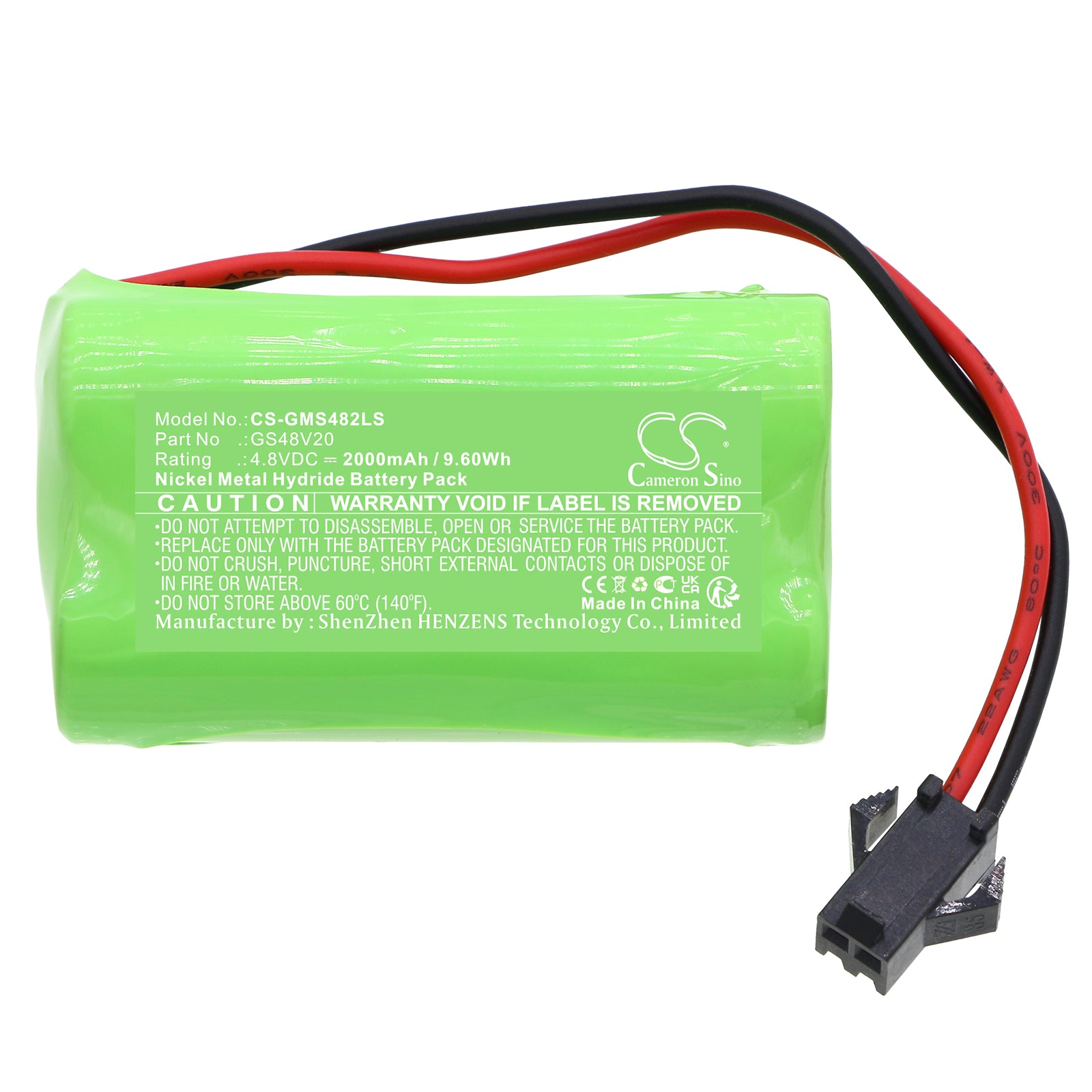 Replacement Battery for Gama Sonic GS-16B – Solar Battery – 2000mAh / 4.8V - image 3