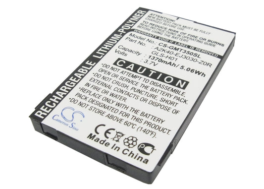 Replacement Battery for Gigabyte gSmart G300 – Mobile, SmartPhone – 1370mAh / 3.7V