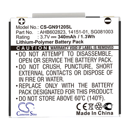 Replacement Battery for GN Netcom 9120 – Wireless Headset – 340mAh / 3.7V