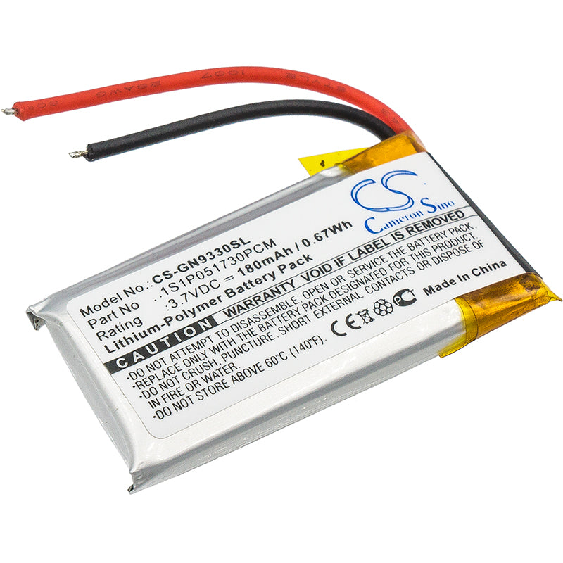 Replacement Battery for GN Netcom 9330 – Wireless Headset – 180mAh / 3.7V - image 1