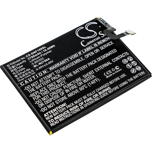 Replacement Battery for GIONEE F109 – Mobile, SmartPhone – 2700mAh / 3.85V