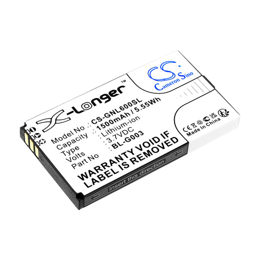 Replacement Battery for GIONEE L601 – Mobile, SmartPhone – 1500mAh / 3.7V