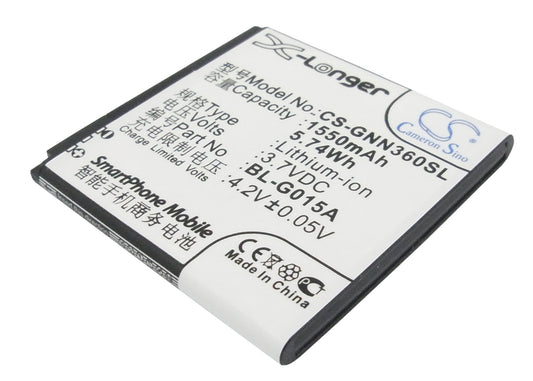 Replacement Battery for GIONEE GN305 – Mobile, SmartPhone – 1550mAh / 3.7V