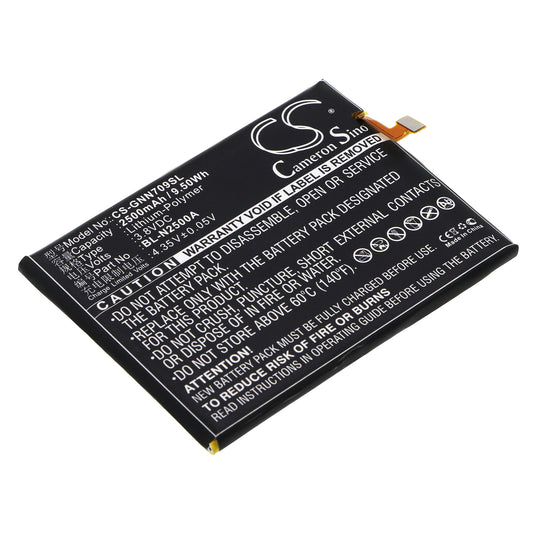 Replacement Battery for GIONEE GN709L – Mobile, SmartPhone – 2500mAh / 3.8V