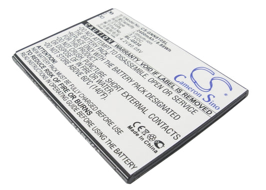 Replacement Battery for GIONEE GN810 – Mobile, SmartPhone – 2400mAh / 3.7V