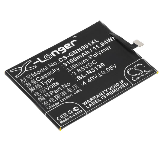 Replacement Battery for GIONEE S6 Pro – Mobile, SmartPhone – 3100mAh / 3.85V