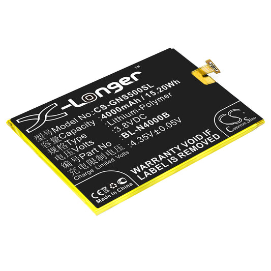 Replacement Battery for GIONEE GN5005 – Mobile, SmartPhone – 4000mAh / 3.8V