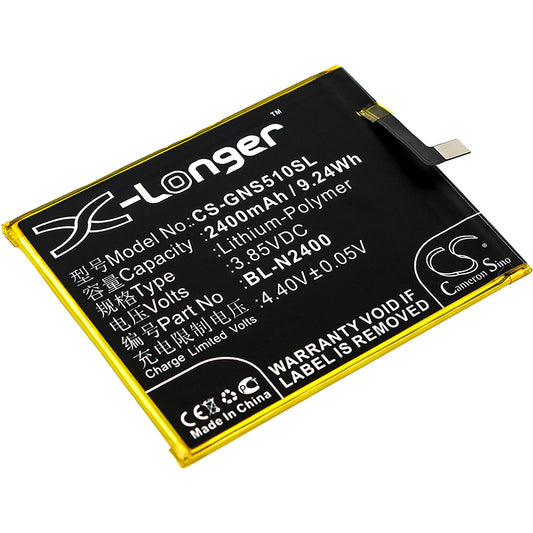 Replacement Battery for GIONEE S5.1 Pro – Mobile, SmartPhone – 2400mAh / 3.85V