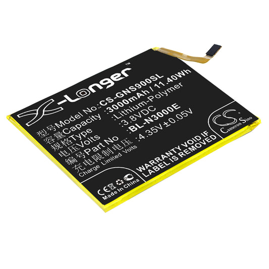 Replacement Battery for GIONEE S9 – Mobile, SmartPhone – 3000mAh / 3.8V