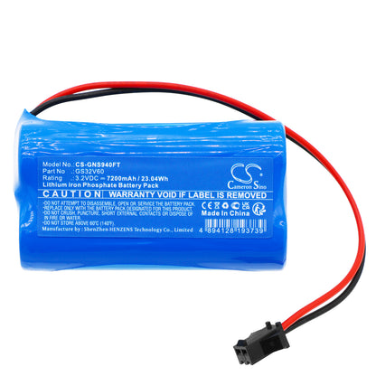 Replacement Battery for Gama Sonic GS-94C-D – Solar Battery – 7200mAh / 3.2V - image 3