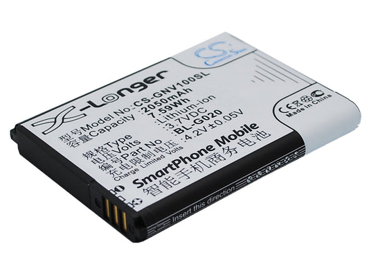 Replacement Battery for GIONEE A326 – Mobile, SmartPhone – 2050mAh / 3.7V