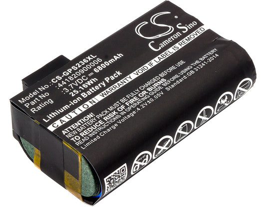 Replacement Battery for Sokkia | Topcon | AdirPro | Nautiz | Getac SHC-236 – Barcode Scanner – 6800mAh / 3.7V