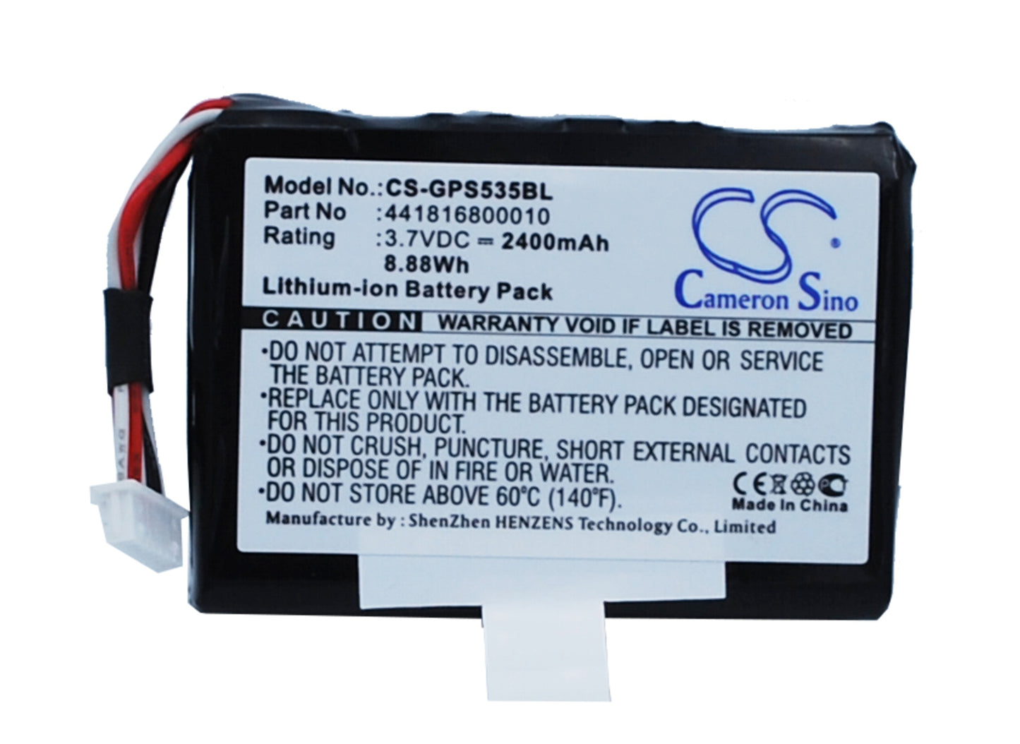 Replacement Battery for Getac PS535E – Barcode Scanner – 2400mAh / 3.7V - image 1