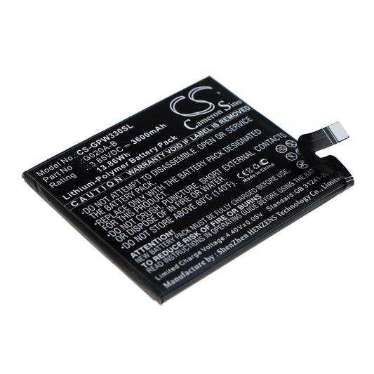 Replacement Battery for Google Pixel 3A XL – Mobile, SmartPhone – 3600mAh / 3.85V