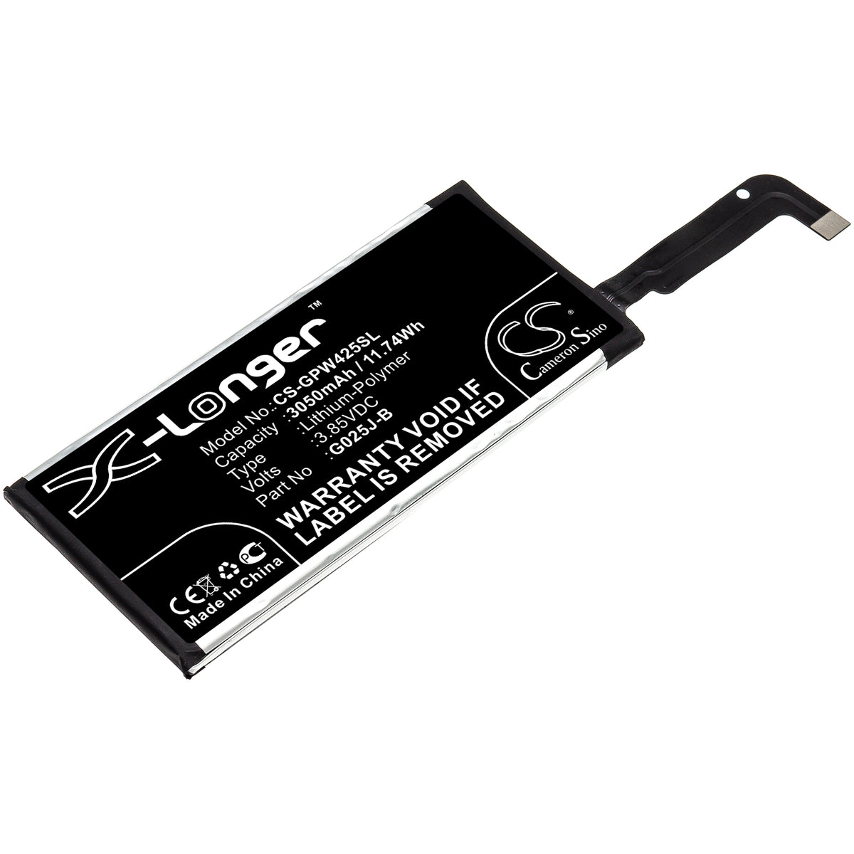 Replacement Battery for Google Pixel 4A – Mobile, SmartPhone – 3050mAh / 3.85V