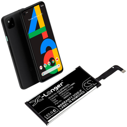 Replacement Battery for Google Pixel 4A – Mobile, SmartPhone – 3050mAh / 3.85V