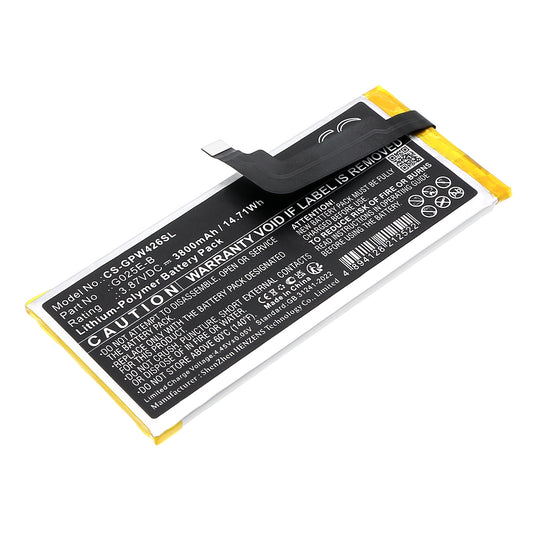 Replacement Battery for Google G025E – Mobile, SmartPhone – 3800mAh / 3.87V