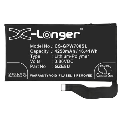Replacement Battery for Google Pixel 7 – Mobile, SmartPhone – 4250mAh / 3.86V