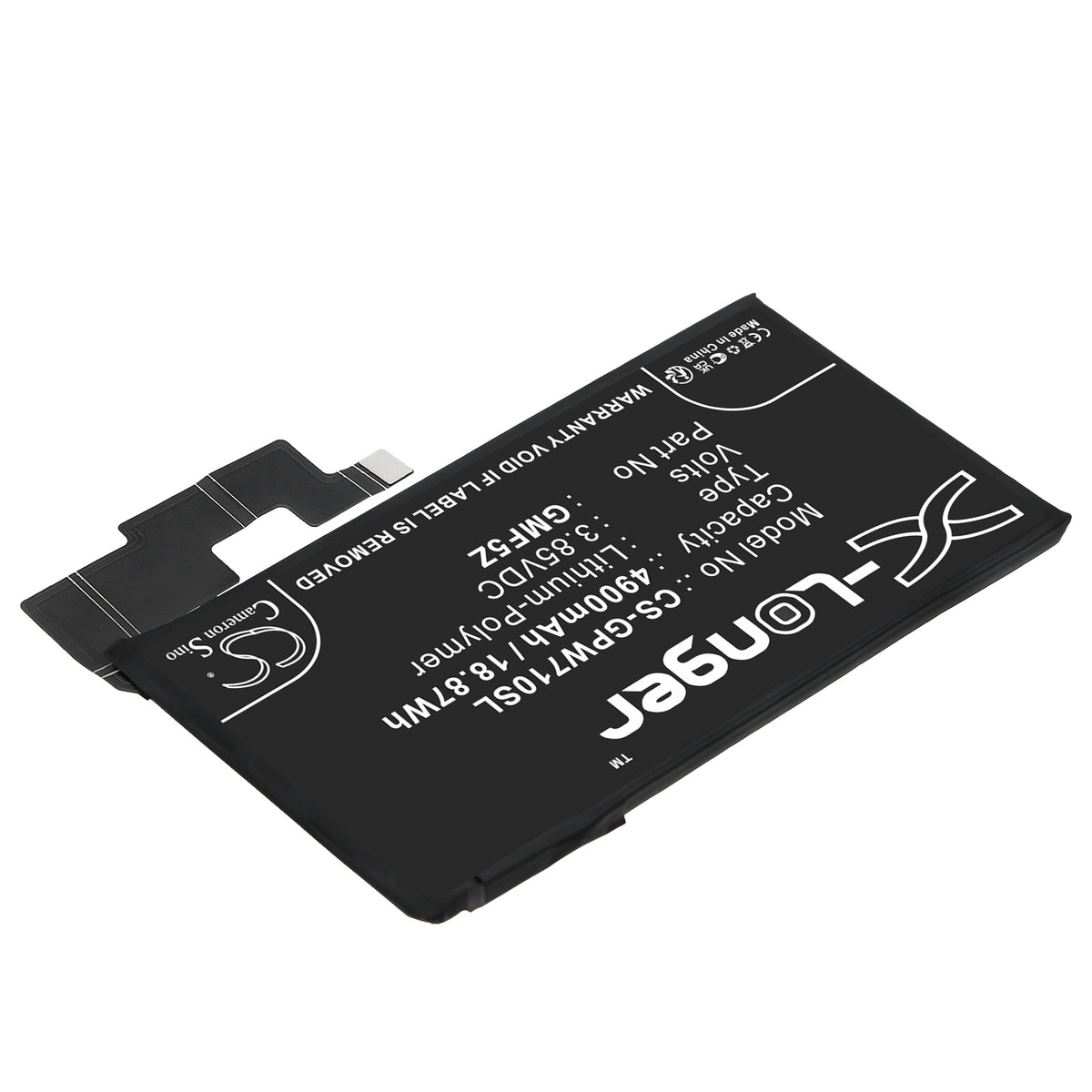Replacement Battery for Google Pixel 7 Pro – Mobile, SmartPhone – 4900mAh / 3.85V