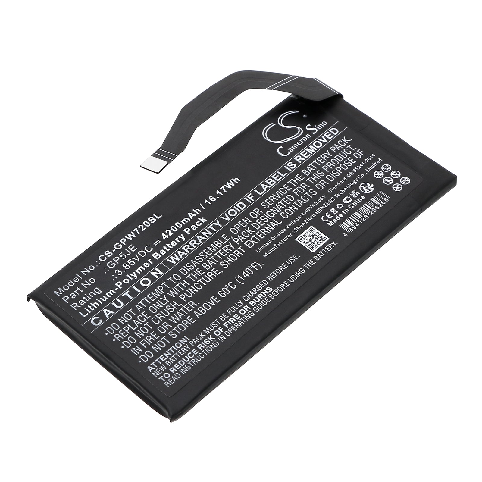 Replacement Battery for Google Pixel 7A – Mobile, SmartPhone – 4200mAh / 3.85V - image 1