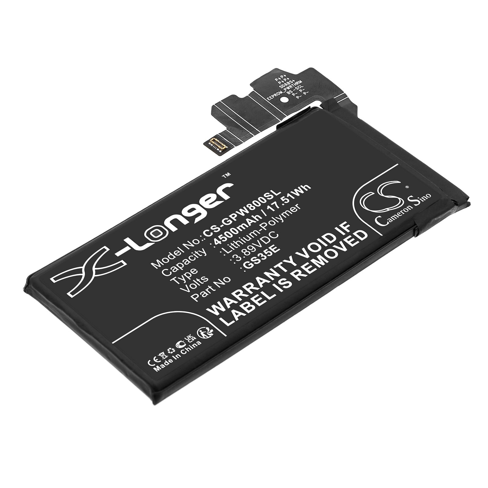 Replacement Battery for Google Pixel 8 – Mobile, SmartPhone – 4500mAh / 3.89V - image 1