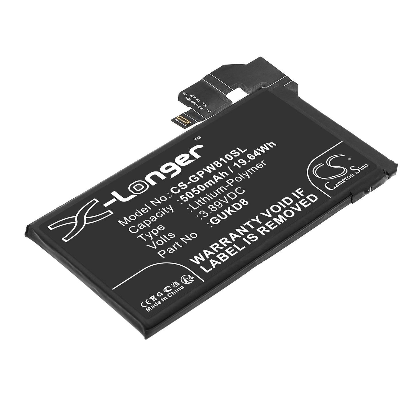 Replacement Battery for Google Pixel 8 Pro 5G – Mobile, SmartPhone – 5050mAh / 3.89V - image 1