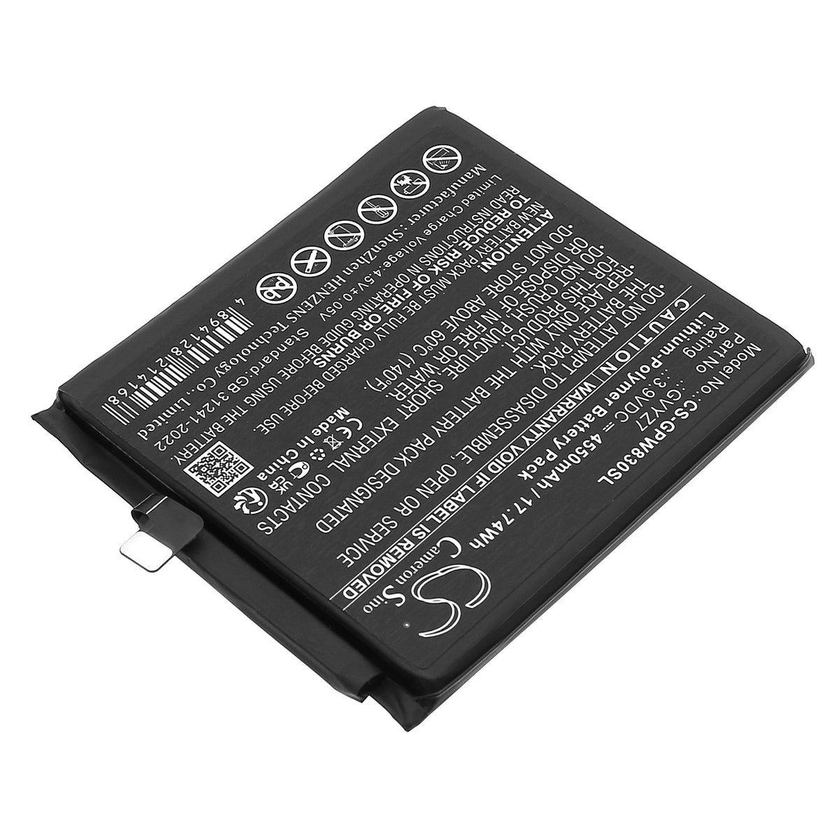 Replacement Battery for Google GEC77 – Mobile, SmartPhone – 4550mAh / 3.9V