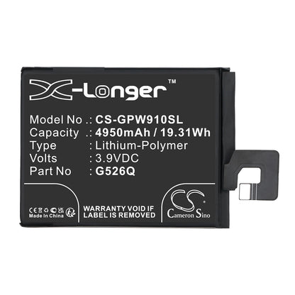Replacement Battery for Google G3Y12 – Mobile, SmartPhone – 4950mAh / 3.9V