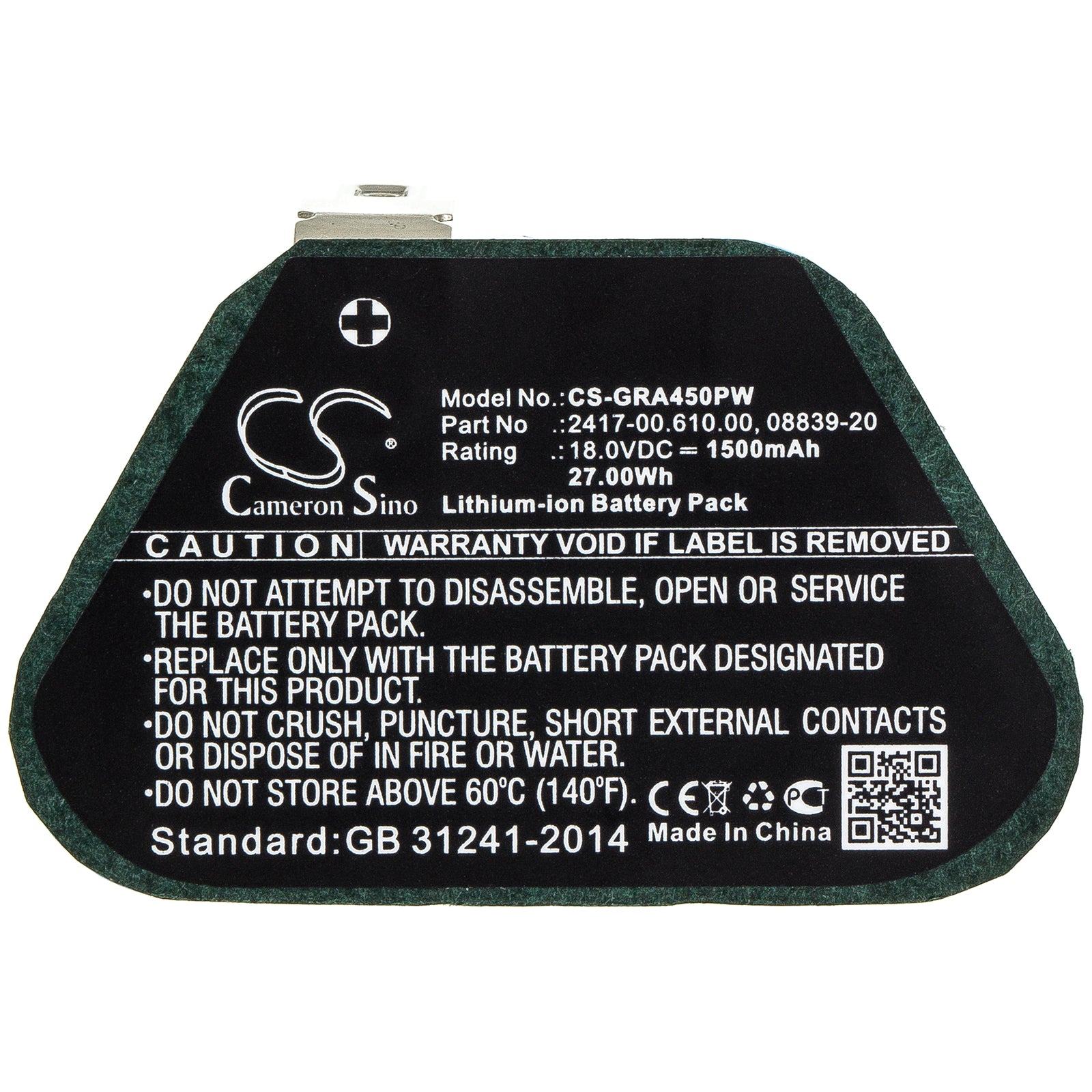 Replacement Battery for Gardena Accucut 400Li – Garden Tool – 1500mAh / 18V - image 3