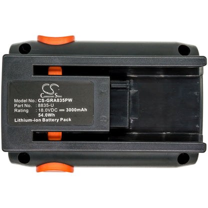 Replacement Battery for Gardena 8841 – Garden Tool – 3000mAh / 18V - image 5