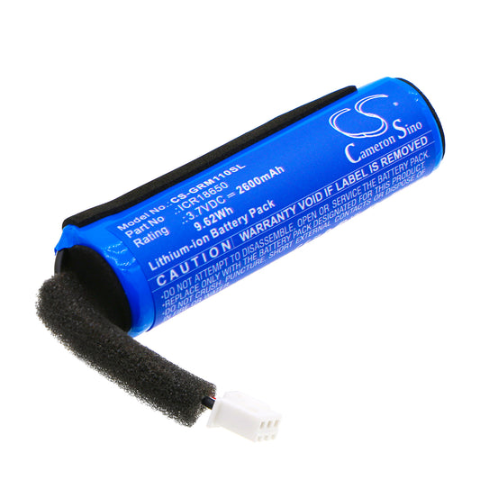 Replacement Battery for Groove onn Medium Rugged_LED – Speaker – 2600mAh / 3.7V