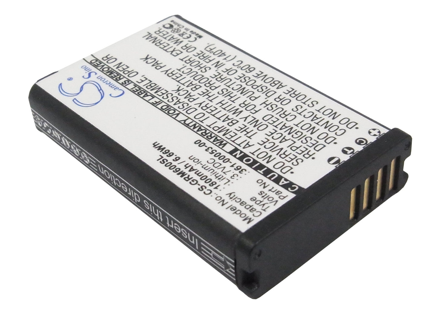 Replacement Battery for Garmin  Alpha 200 – GPS, Navigator – 1800mAh / 6.66Wh / 3.7V