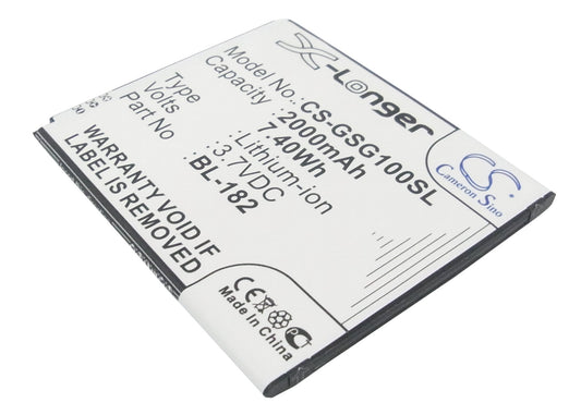 Replacement Battery for GSmart S1 – Mobile, SmartPhone – 2000mAh / 3.7V