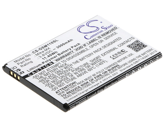 Replacement Battery for GSmart Mika MX – Mobile, SmartPhone – 3000mAh / 3.8V
