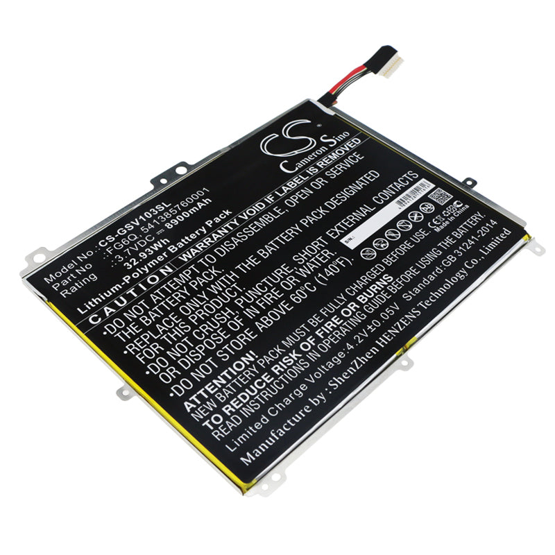 Replacement Battery for Gigaset QV1030 – Tablet – 8900mAh / 3.7V - image 1
