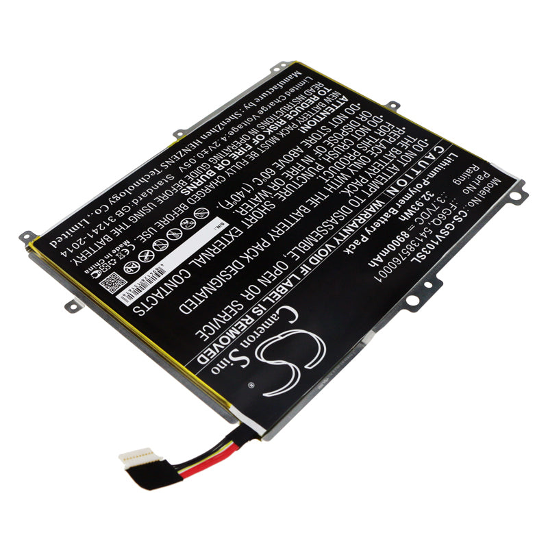Replacement Battery for Gigaset QV1030 – Tablet – 8900mAh / 3.7V - image 2