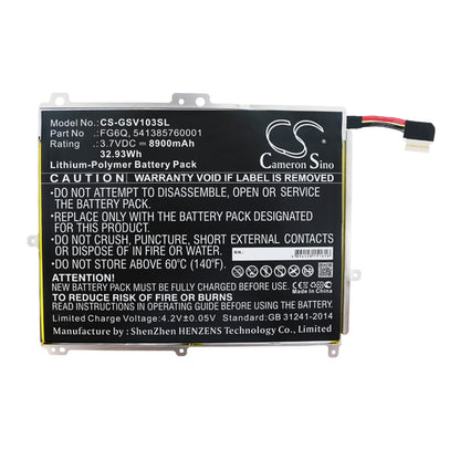 Replacement Battery for Gigaset QV1030 – Tablet – 8900mAh / 3.7V - image 3