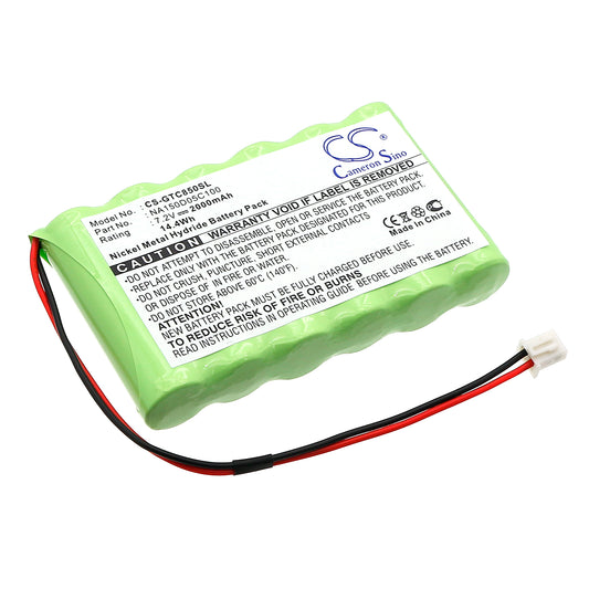 Replacement Battery for Graetz TC850B – Equipment, Survey, Test – 2000mAh / 7.2V