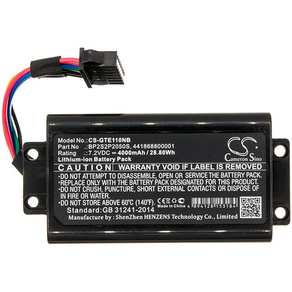 Replacement Battery for Getac E110 – Notebook, Laptop – 4000mAh / 7.2V - image 3