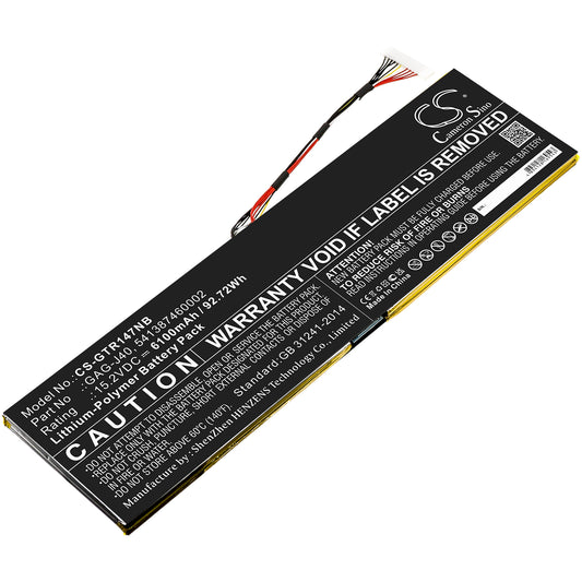 Replacement Battery for Aorus | Gigabyte | Gateway 17 YA Gaming – Notebook, Laptop – 6100mAh / 15.2V