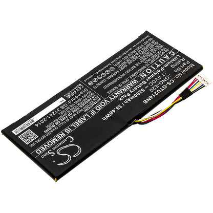 Replacement Battery for Getac U2142-i5-3337U – Notebook, Laptop – 5200mAh / 7.4V - image 2