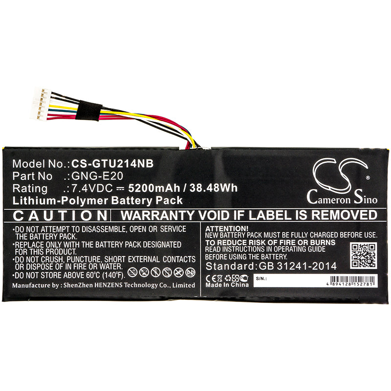 Replacement Battery for Getac U2142-i5-3337U – Notebook, Laptop – 5200mAh / 7.4V - image 3