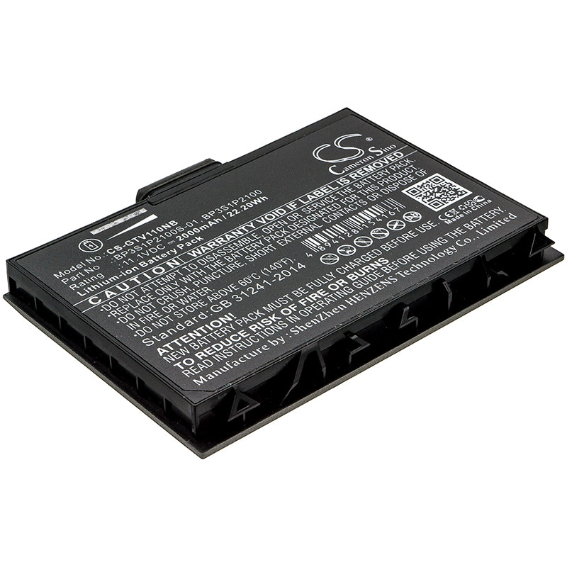 Replacement Battery for Getac V110 – Notebook, Laptop – 2000mAh / 11.1V - image 1
