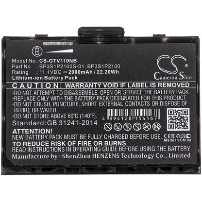 Replacement Battery for Getac V110 – Notebook, Laptop – 2000mAh / 11.1V - image 5